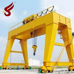 ゴム製のガントリークレーン